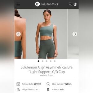 Lululemon Align Asymmetrical Bra